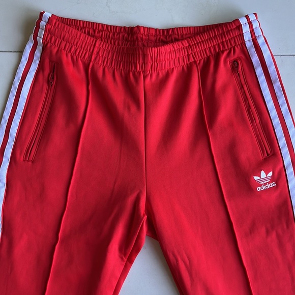 Adidas Original Red Track Pants - Picture 9 of 15